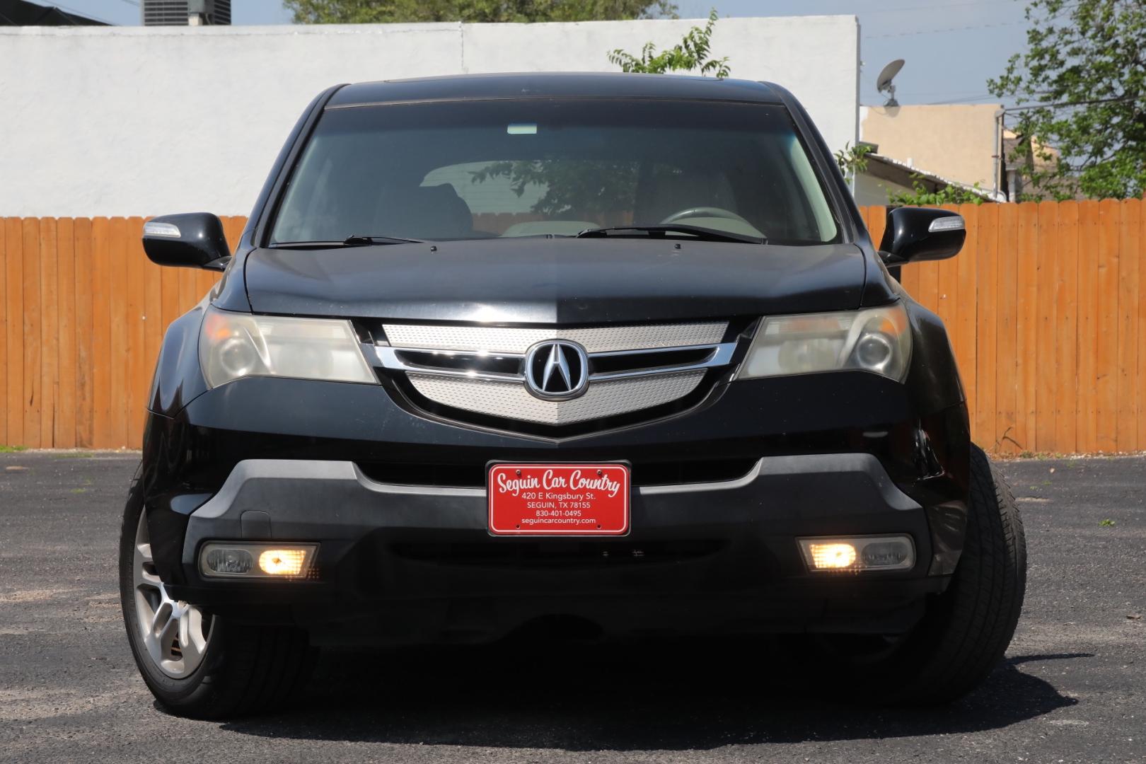 2007 BLACK ACURA MDX Tech Package with Rear DVD System (2HNYD28497H) with an 3.7L V6 SOHC 24V engine, 5-SPEED AUTOMATIC transmission, located at 420 E. Kingsbury St., Seguin, TX, 78155, (830) 401-0495, 29.581060, -97.961647 - Photo#1